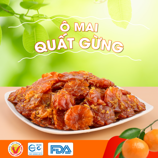 Ô mai quất gừng